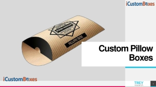 custom pillow boxes
