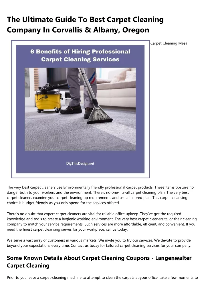 the ultimate guide to best carpet cleaning