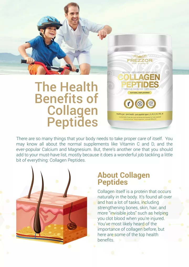 the health benefits of collagen peptides