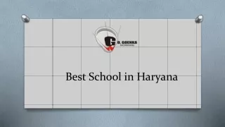 GD Goenka is Best School in Haryana for students