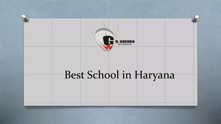 best school in haryana