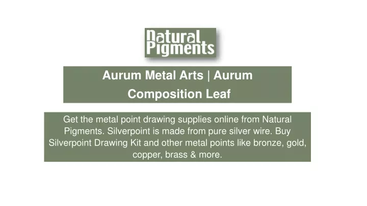 aurum metal arts aurum composition leaf