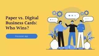 paper vs digital business cards who wins