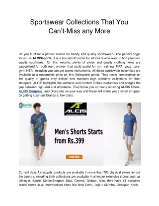 sportswear collections that you can t miss any more