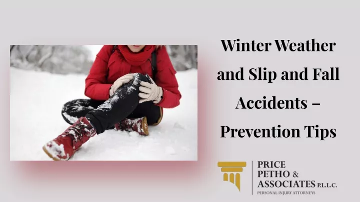 winter weather and slip and fall accidents