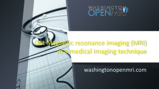 Get Magnetic resonance imaging (MRI) in a medical imaging technique