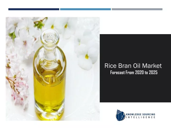 rice bran oil market forecast from 2020 to 2025