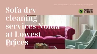 Best Sofa dry cleaning services Noida at Lowest Prices