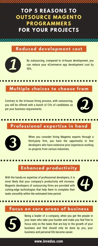 Top 5 Reasons to Outsource Magento Programmers for Your Projects