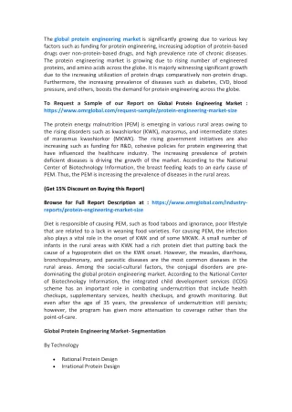the global protein engineering market