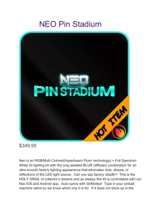 neo pin stadium