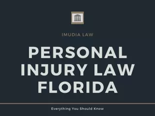 Personal Injury Attorney in Florida - Everything You Need to Know About Law and Compensation