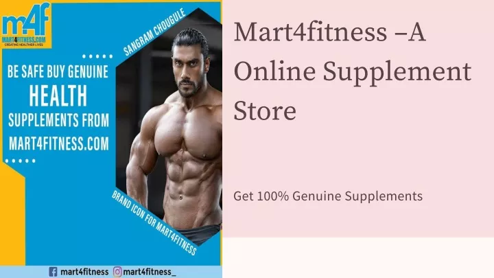 mart4fitness a online supplement store