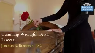 Cumming Wrongful Death Lawyers