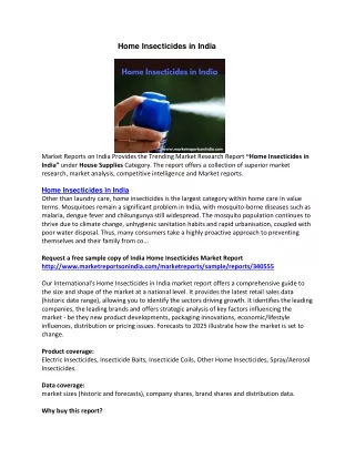 home insecticides in india