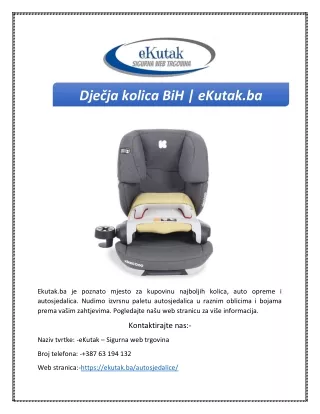 dje ja kolica bih ekutak ba