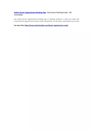 online doctor appointment booking app buy doctor