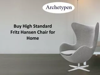 Buy High Standard Fritz Hansen Chair for Home