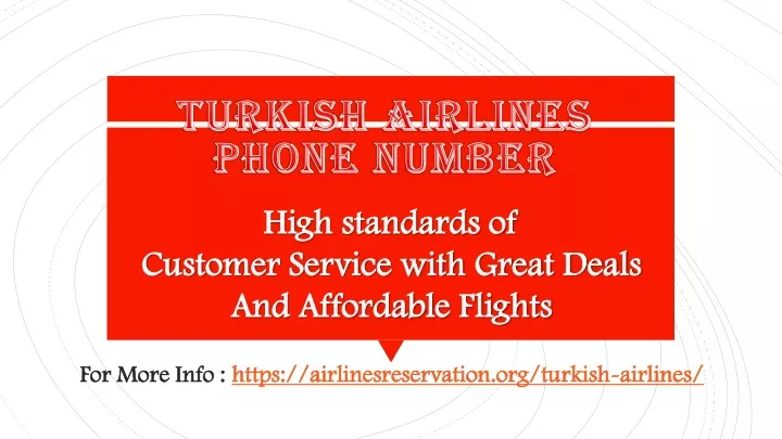 turkish airlines phone number