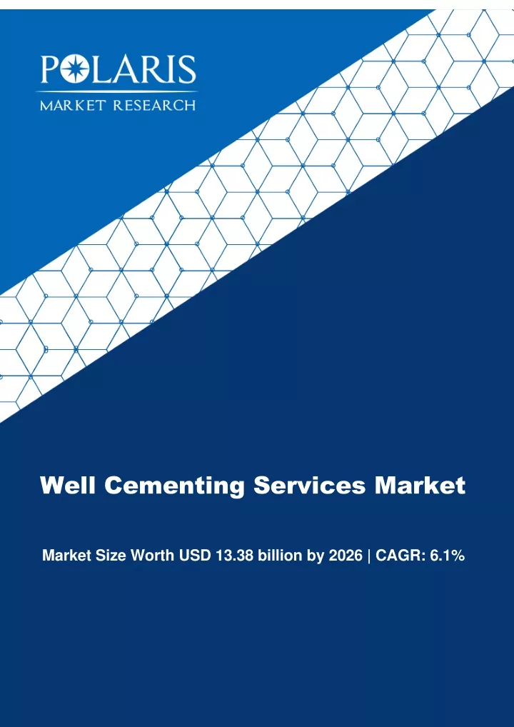well cementing services market