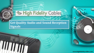 Get Quality Audio and Sound Reception Signals