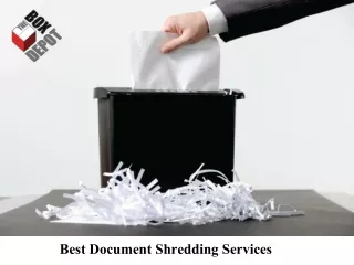 How To Find The Best Document Shredding Services In California?