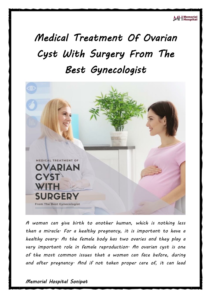 medical cyst with surgery from the best