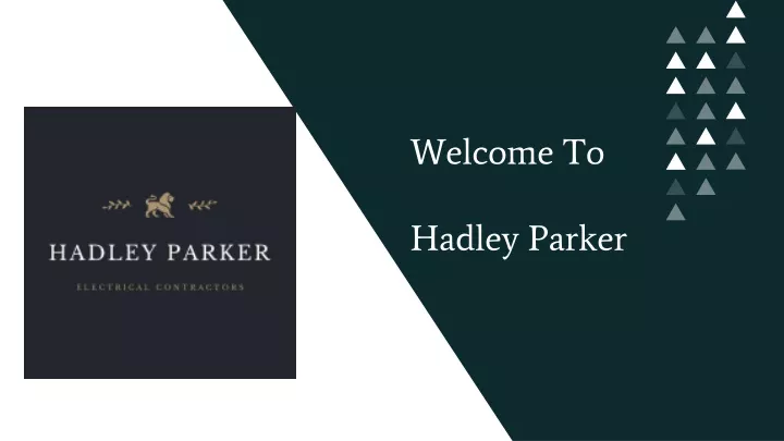 welcome to hadley parker