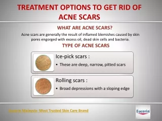 Opt Best Treatment Option To Get Rid Of Acne Scars - Eucerin Malaysia