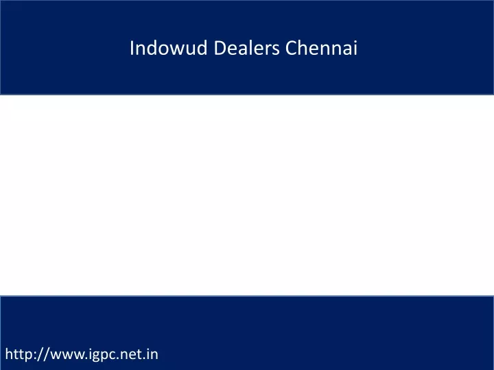 i ndowud dealers chennai