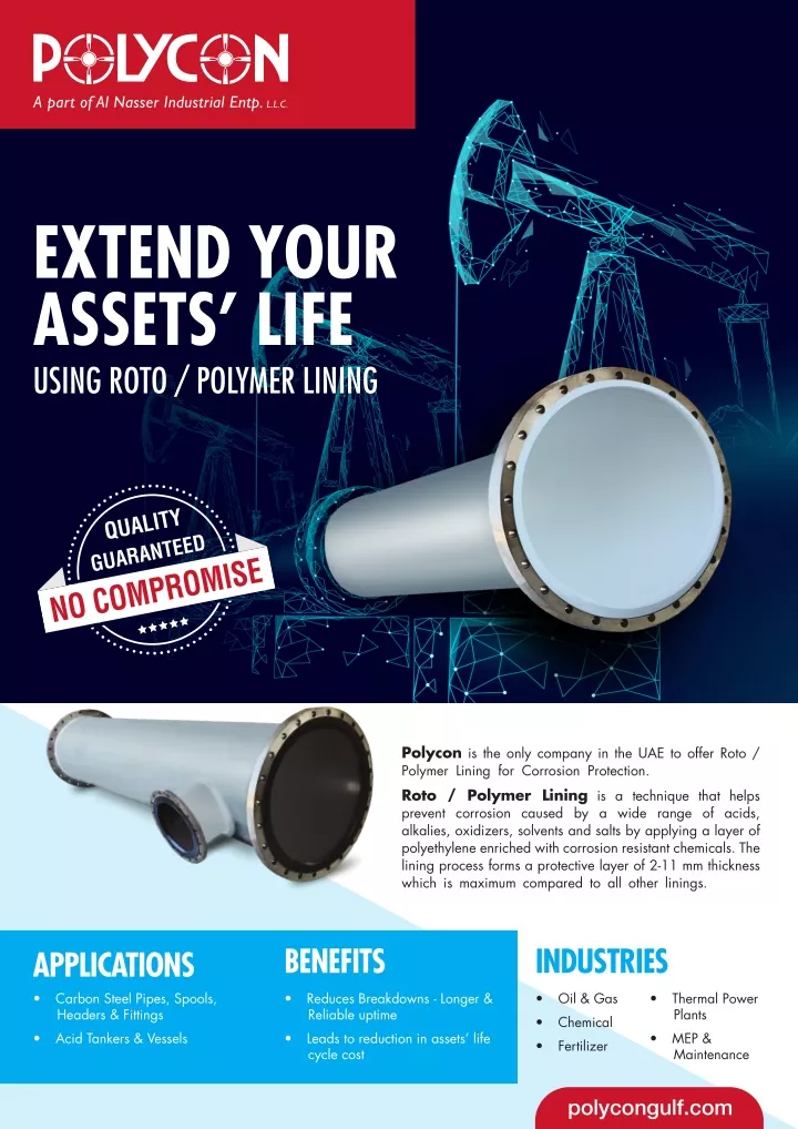 extend your assets life using roto polymer lining