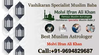 The Best Love Marriage Specialist Astrologer- Molvi Ifran Ali Khan - Call  91-9694829687 - India