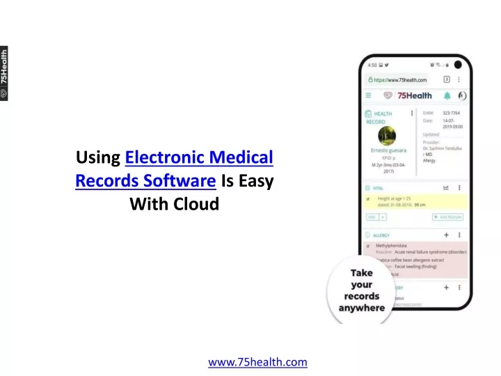 using electronic medical records software is easy