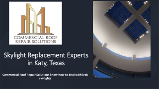 Skylight Replacement Experts in Katy, Texas