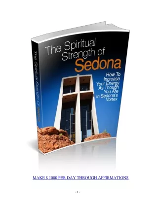 How To Increase Your Energy  Spiritual Strength of Sedona