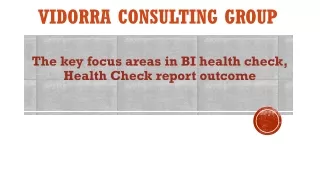 vidorra consulting group