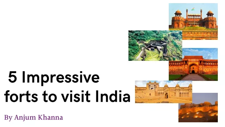 5 impressive forts to visit india