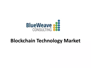blockchain technology market