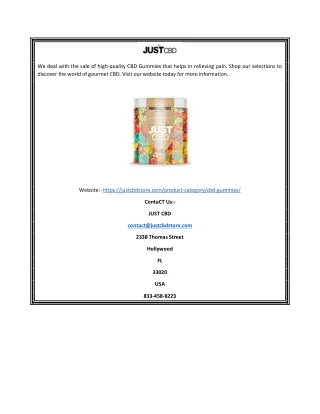 we deal with the sale of high quality cbd gummies