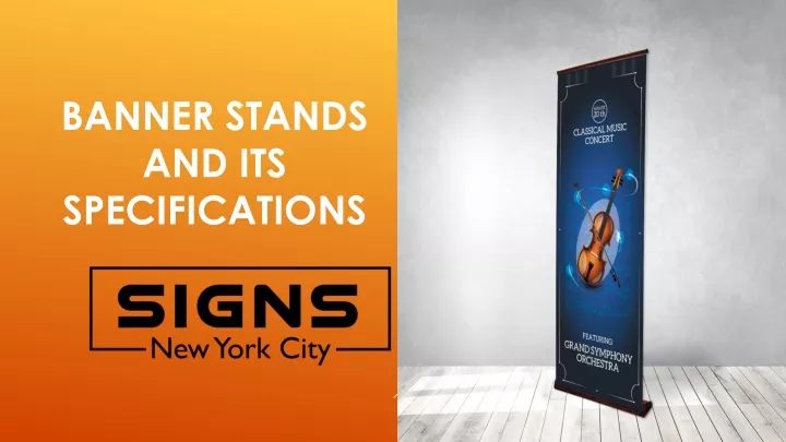 banner stands and its specifications