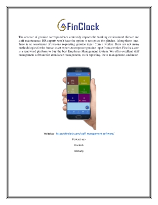 Employee Management System | Finclock.com