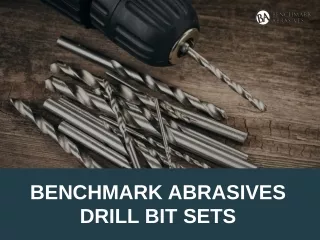 benchmark abrasives drill bit sets