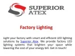 Factory Lighting - slide 1