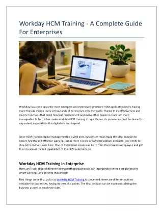 workday hcm training a complete guide