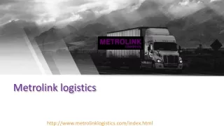 metrolink logistics