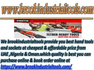 www brookindustrialtools com