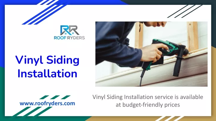 vinyl siding installation