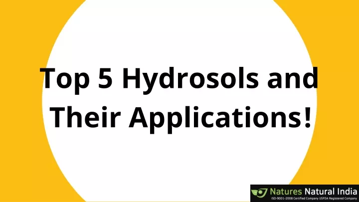 to p 5 hydroso ls an d their applications
