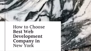 How to Choose Best Web Development Company in New York