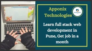 FULL STACK WEB DEVELOPMENT TRAINING IN PUNE BY APPONIX TECHNOLOGIES